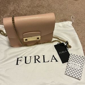 FURLA leather shoulder/crossbody bag